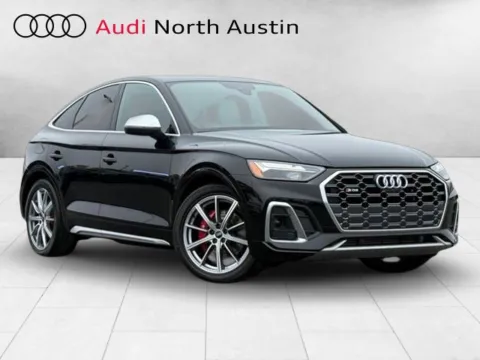 Black 2023 Audi SQ5 Sportback Premium Plus for sale in Austin, TX