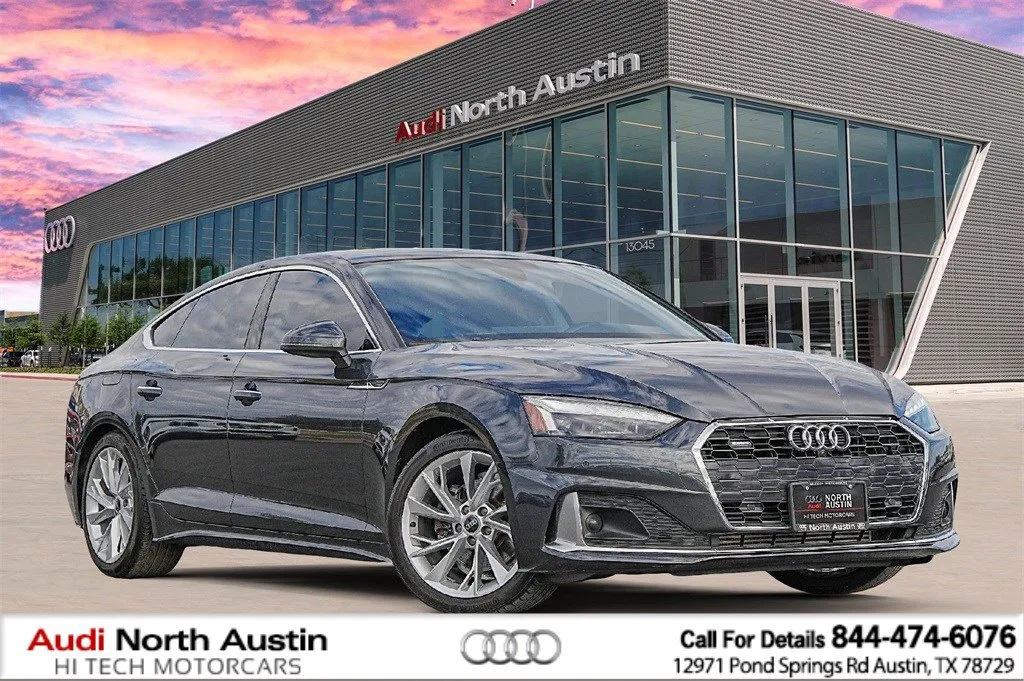 Gray 2022 Audi A5 Sportback Premium Plus for sale in Austin, TX