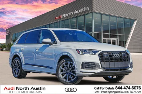 White 2024 Audi Q7 Premium Plus for sale in Austin, TX