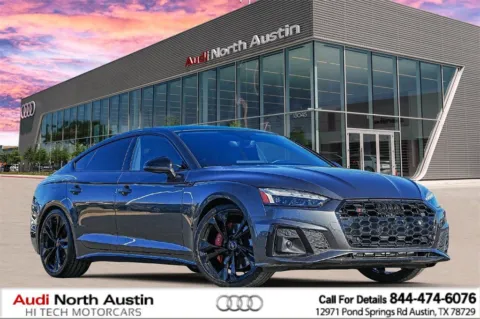 Gray 2023 Audi S5 Sportback Premium Plus for sale in Austin, TX