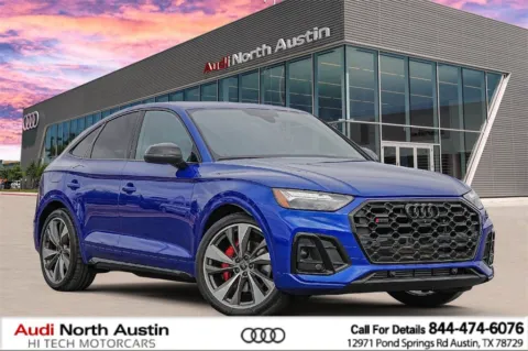 Blue 2023 Audi SQ5 Sportback Premium Plus for sale in Austin, TX