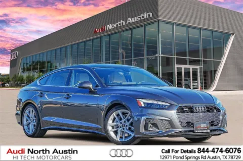 Gray 2023 Audi A5 Sportback S line Premium Plus for sale in Austin, TX