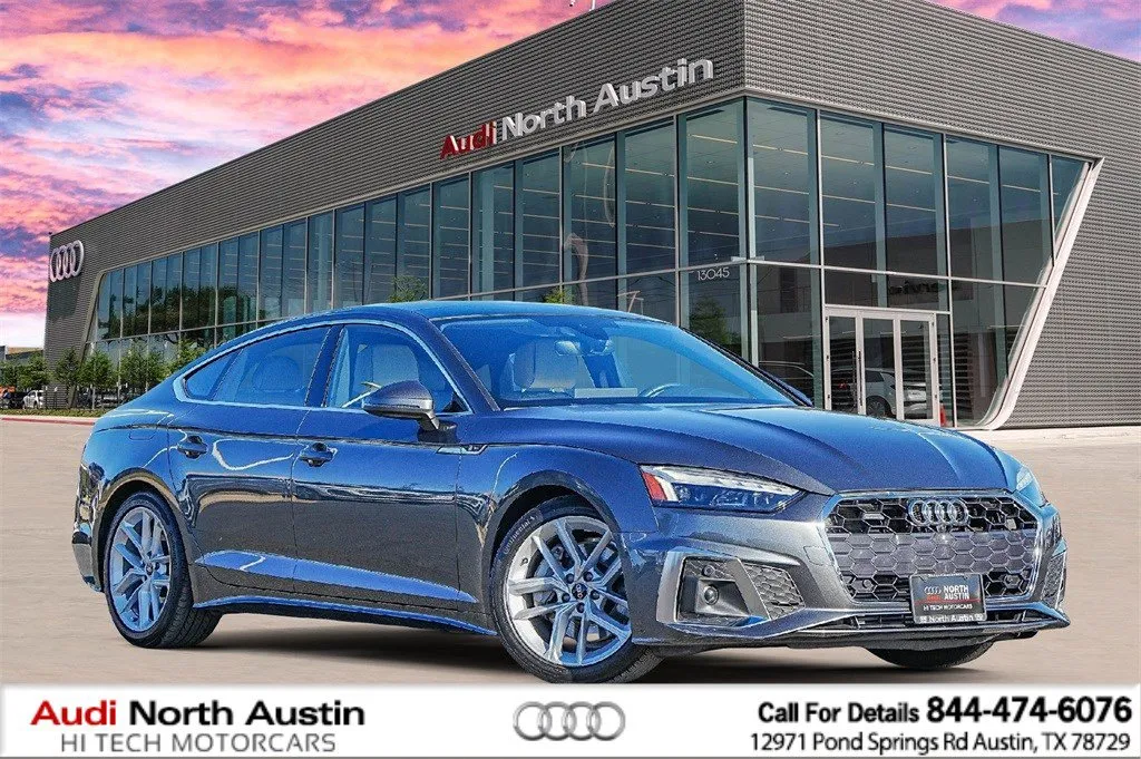Gray 2023 Audi A5 Sportback S line Premium Plus for sale in Austin, TX