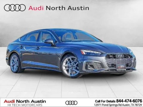 Gray 2023 Audi A5 Sportback S line Premium Plus for sale in Austin, TX