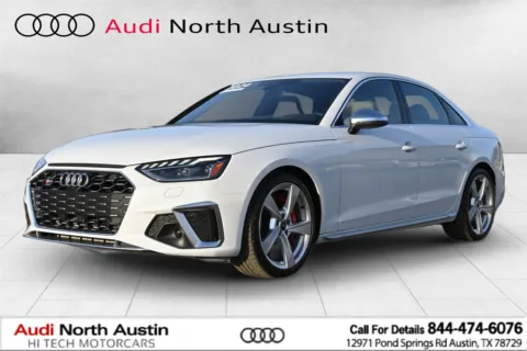 White 2024 Audi S4 Sedan Prestige for sale in Austin, TX