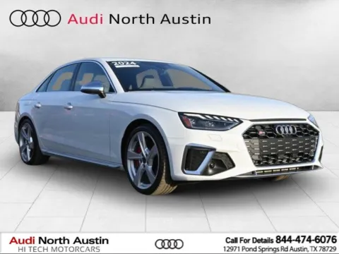 White 2024 Audi S4 Sedan Prestige for sale in Austin, TX