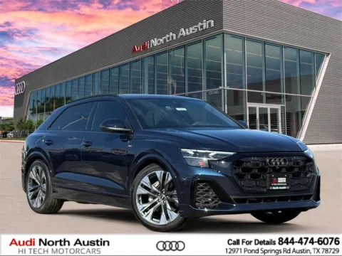 Blue 2026 Audi Q8 Premium Plus for sale in Austin, TX