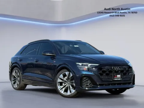 Blue 2026 Audi Q8 Premium Plus for sale in Austin, TX