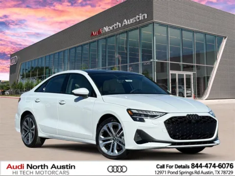 White 2026 Audi A3 Premium Plus for sale in Austin, TX