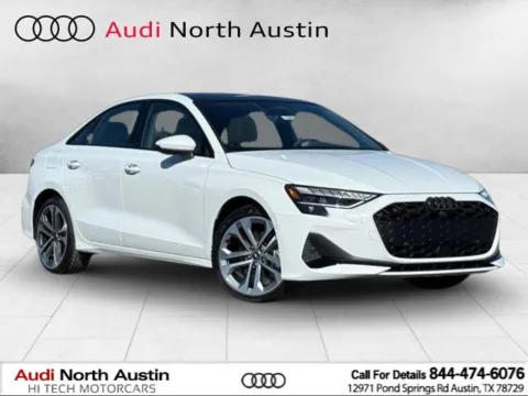 White 2026 Audi A3 Premium Plus for sale in Austin, TX
