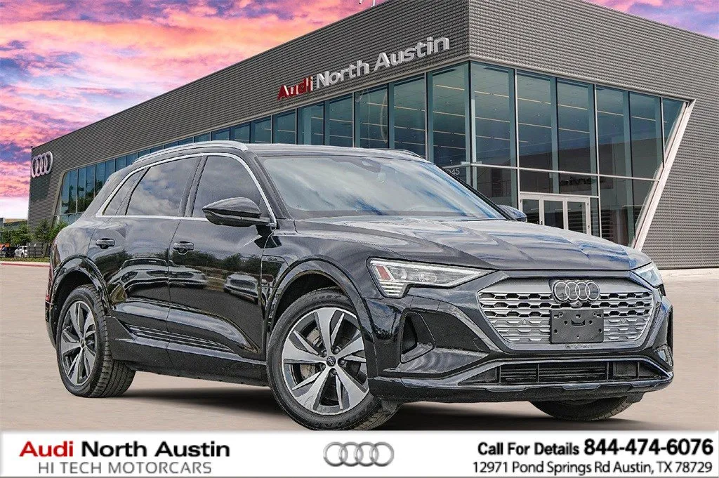 Black 2024 Audi Q8 e-tron Premium Plus for sale in Austin, TX