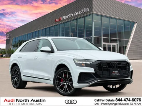 White 2023 Audi Q8 Premium Plus for sale in Austin, TX