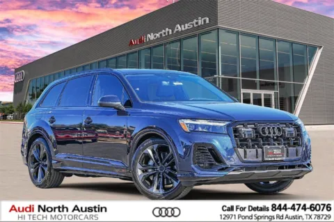 Blue 2026 Audi Q7 Premium Plus for sale in Austin, TX