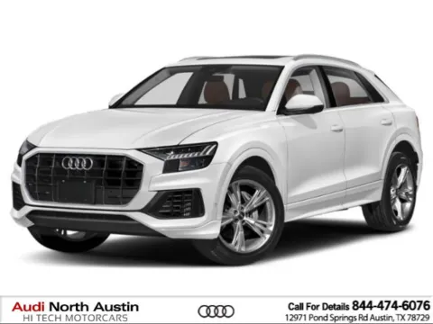White 2022 Audi Q8 Premium Plus for sale in Austin, TX