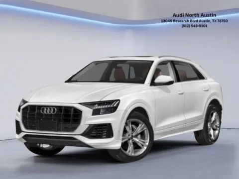 White 2022 Audi Q8 Premium Plus for sale in Austin, TX