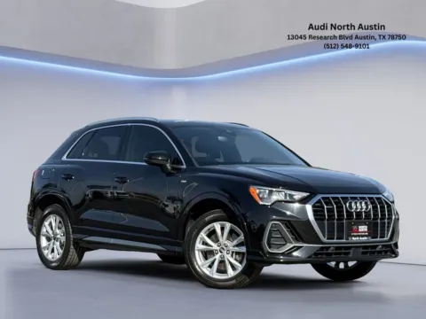 Black 2021 Audi Q3 S line Premium for sale in Austin, TX