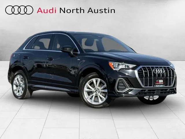 Black 2021 Audi Q3 S line Premium for sale in Austin, TX