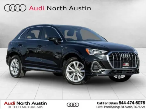 Black 2021 Audi Q3 S line Premium for sale in Austin, TX