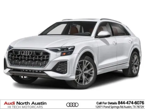 White 2026 Audi Q8 Premium Plus for sale in Austin, TX