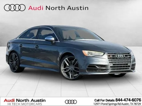 Gray 2016 Audi S3 Premium Plus for sale in Austin, TX