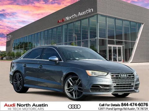 Gray 2016 Audi S3 Premium Plus for sale in Austin, TX