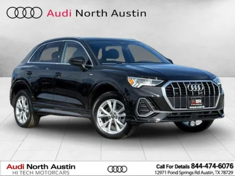 Black 2025 Audi Q3 S line Premium Plus for sale in Austin, TX
