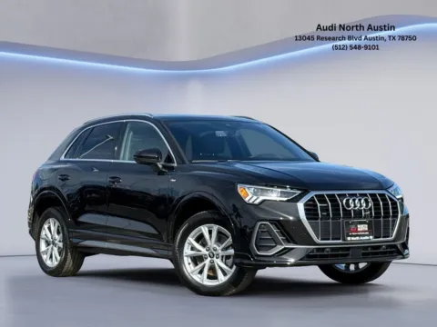 Black 2025 Audi Q3 S line Premium Plus for sale in Austin, TX