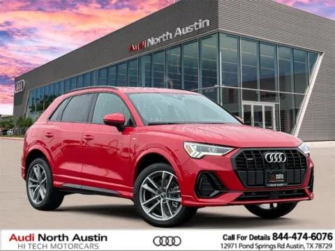 Red 2025 Audi Q3 S line Premium for sale in Austin, TX