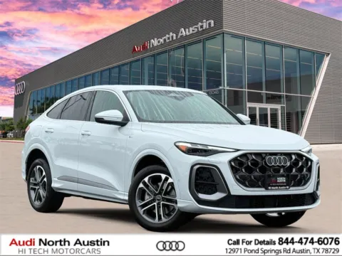 White 2025 Audi Q5 Sportback Premium Plus for sale in Austin, TX