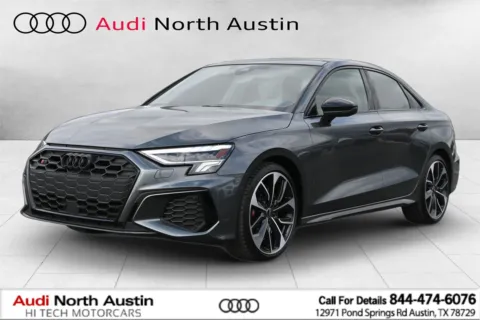 Gray 2023 Audi S3 Premium for sale in Austin, TX