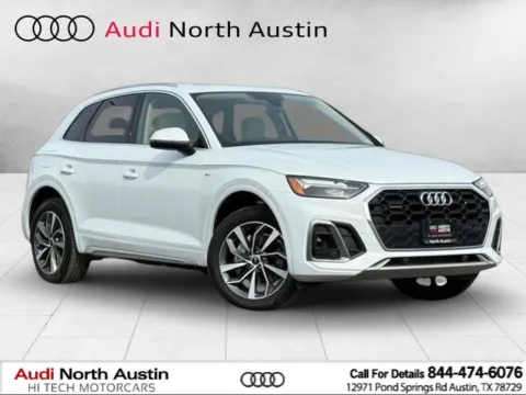 White 2023 Audi Q5 S line Premium for sale in Austin, TX