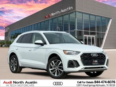 White 2023 Audi Q5 S line Premium for sale in Austin, TX