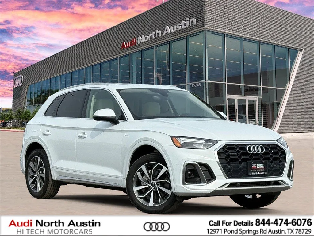 White 2023 Audi Q5 S line Premium for sale in Austin, TX