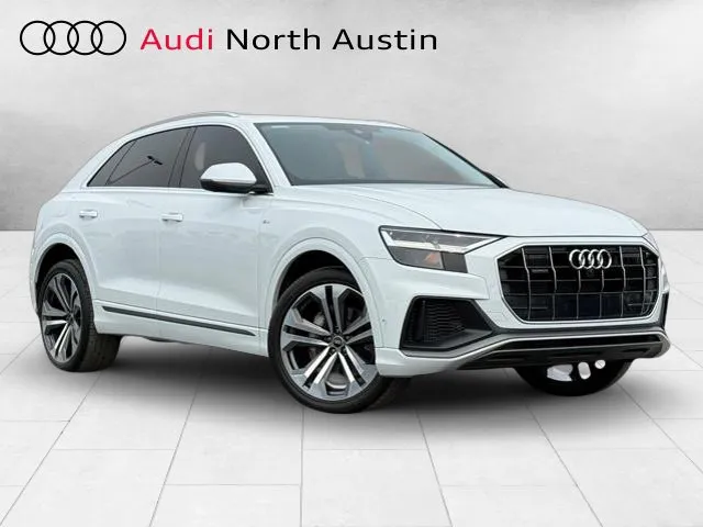 White 2022 Audi Q8 Premium Plus for sale in Austin, TX