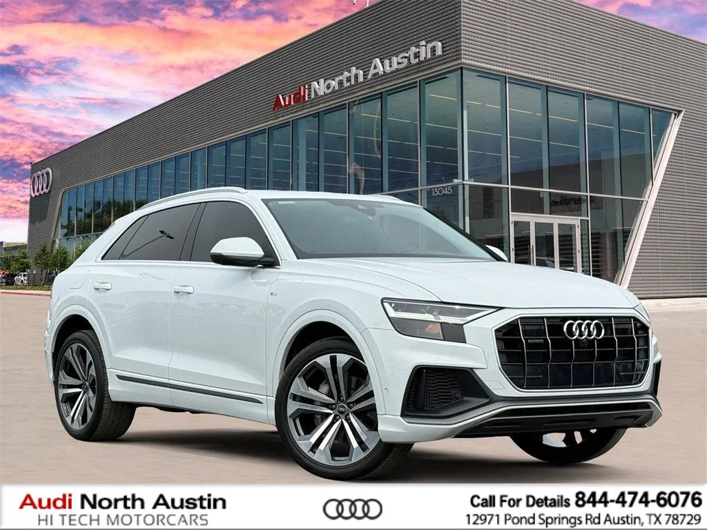 White 2022 Audi Q8 Premium Plus for sale in Austin, TX