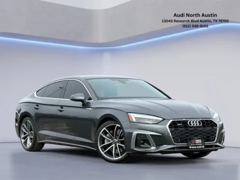 Gray 2023 Audi A5 Sportback S line Premium Plus for sale in Austin, TX