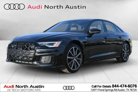 Black 2025 Audi A6 Sedan Premium Plus for sale in Austin, TX