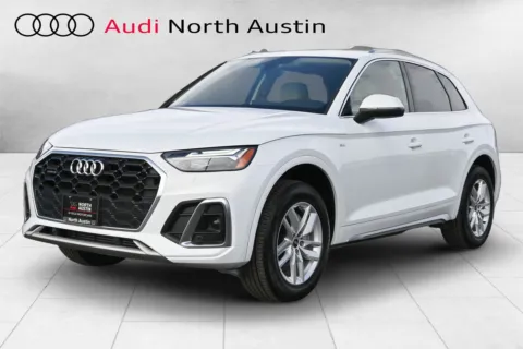 White 2022 Audi Q5 S line Premium for sale in Austin, TX