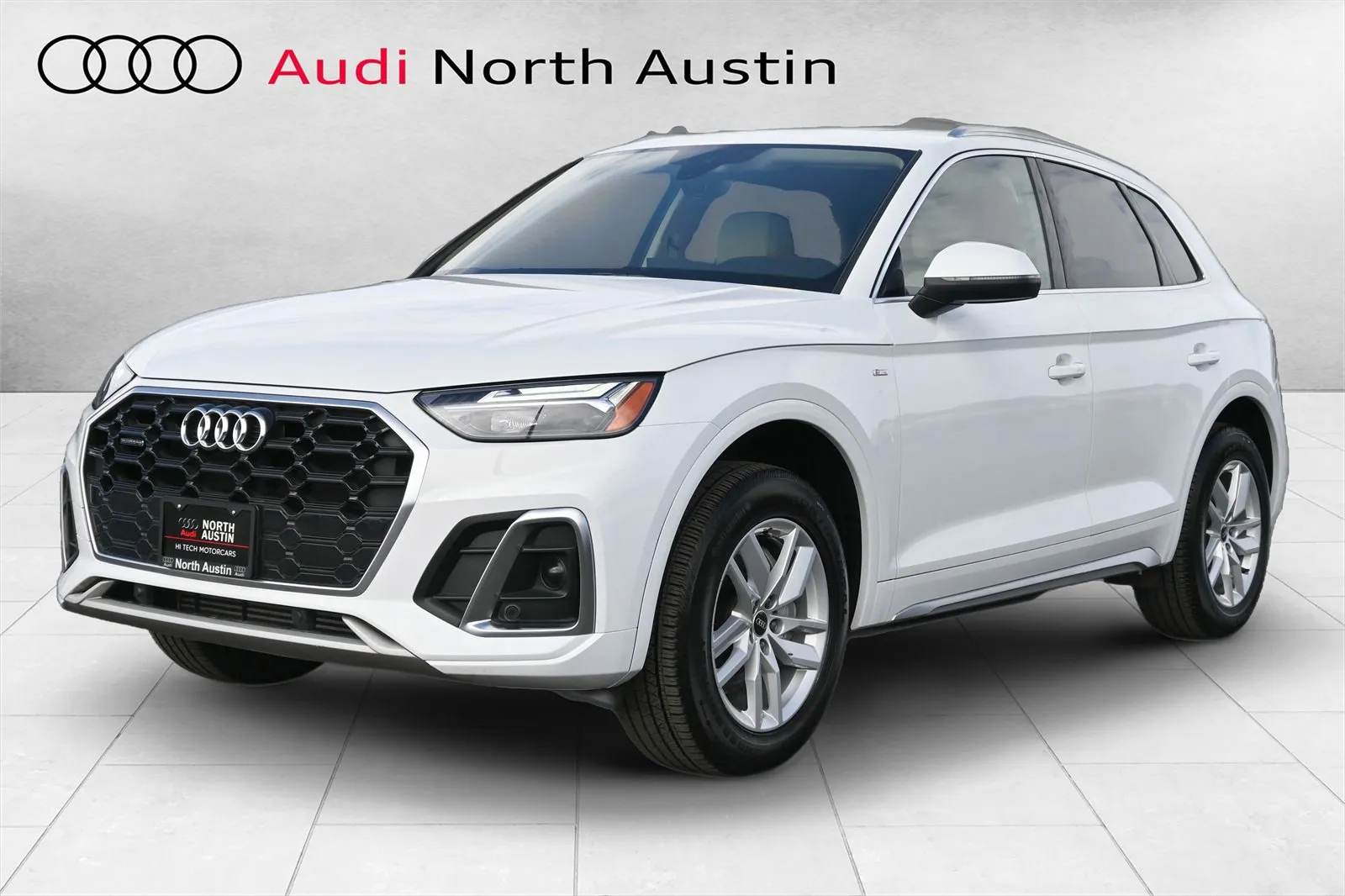 White 2022 Audi Q5 S line Premium for sale in Austin, TX
