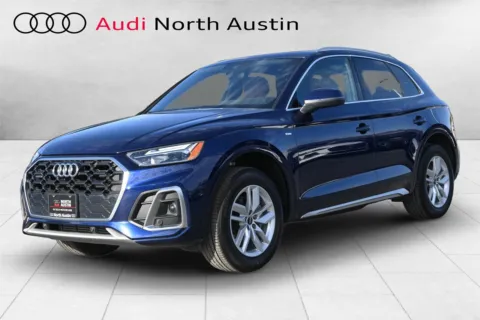 Blue 2022 Audi Q5 S line Premium for sale in Austin, TX