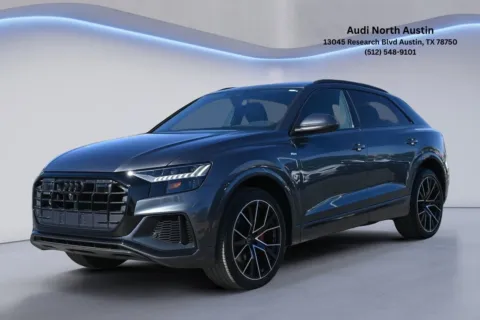 Gray 2023 Audi Q8 Premium Plus for sale in Austin, TX