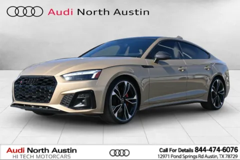 Gold 2023 Audi S5 Sportback Premium Plus for sale in Austin, TX