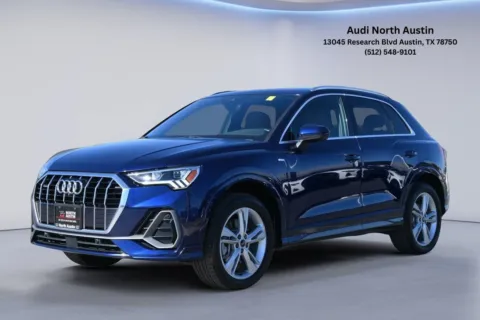 Blue 2022 Audi Q3 S line Premium Plus for sale in Austin, TX