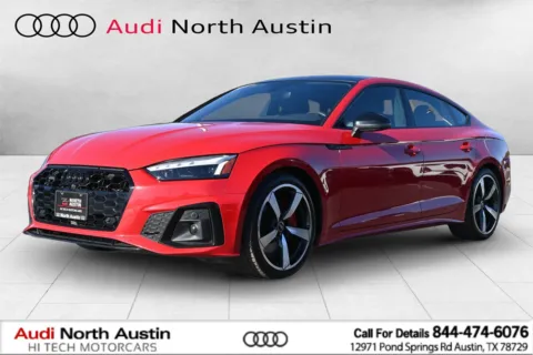 Red 2024 Audi A5 Sportback S line Premium Plus for sale in Austin, TX