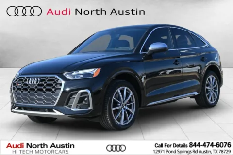 Black 2023 Audi SQ5 Sportback Premium Plus for sale in Austin, TX