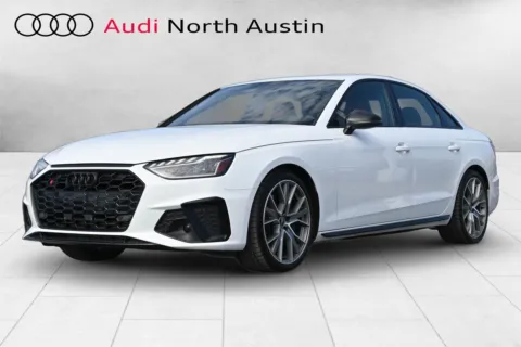 White 2023 Audi S4 Sedan Premium Plus for sale in Austin, TX