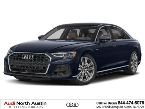 Blue 2022 Audi A8 L 55 for sale in Austin, TX