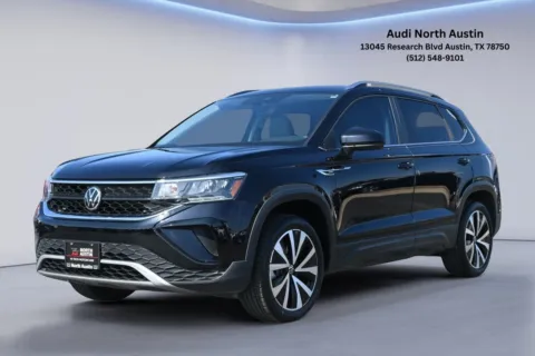 Black 2023 Volkswagen Taos SE for sale in Austin, TX