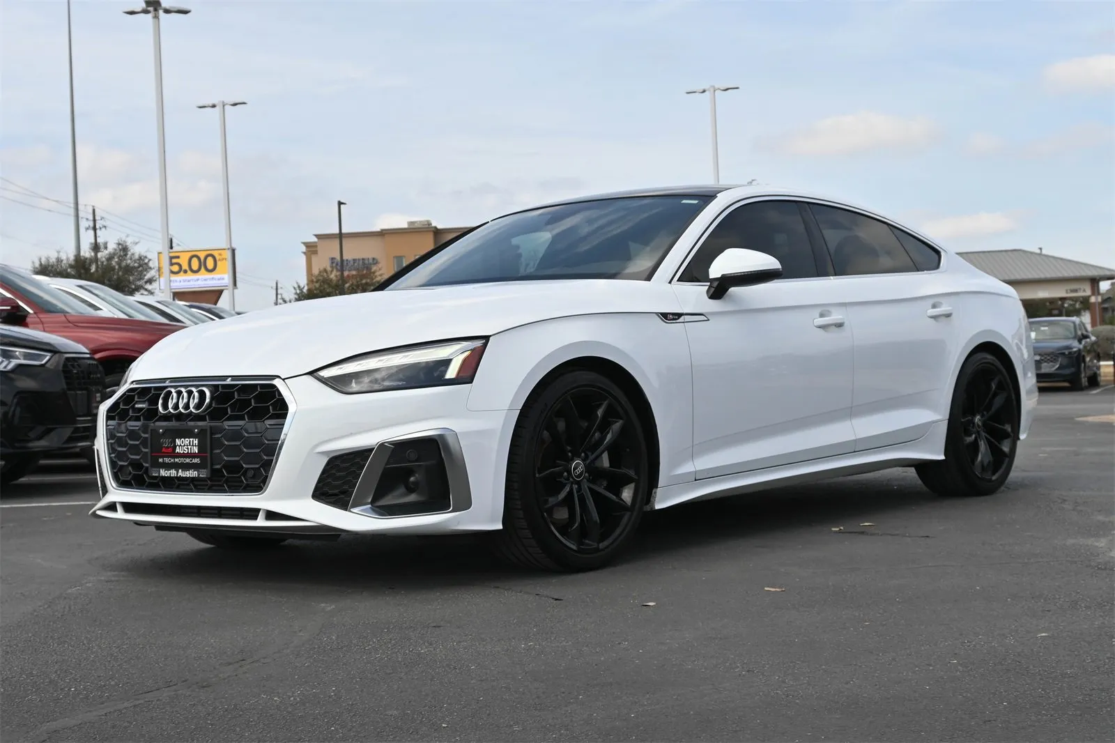 White 2023 Audi A5 Sportback S line Premium for sale in Austin, TX
