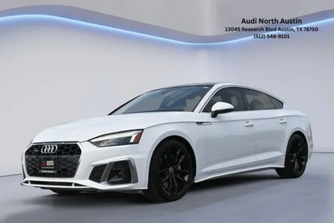 White 2023 Audi A5 Sportback S line Premium for sale in Austin, TX
